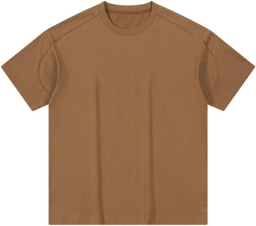 Men's Short Sleeved T-Shirt Men's Clothing Knitted Short Sleeved