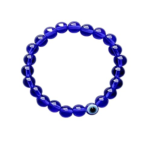 Image of Honbon Fancy Designer Beads Evil Eye Charms Bracelet,Handmade Unisex Nazar Bracelets,Friendship Band for All -Girls, Boys, Men & Women