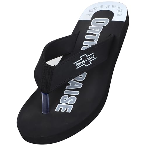 Image of Extra Soft Orthopaedic Comfort Slippers for Men | Anti-Skid, Arch Support, Doctor Recommended Flip Flops | Relax Footwear for Heel & Ankle Pain Relief