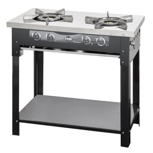 Fogao Titanyum Inox Industrial 2 Bocas LAYR