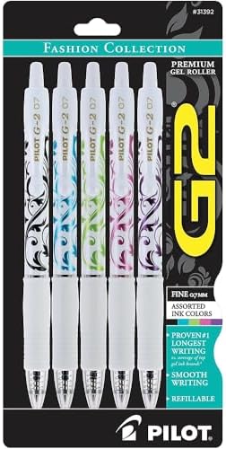 Pilot G2 Premium Gel Pens, Gel Roller Pens, Fine Point 0.7 mm Fashion Collection Assorted Colors 5 image 5