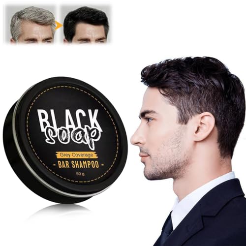 Polygonum Multiflorum Shampoo Soap, Natural Jabón de Cabello Polygonum, Polygonum Hair Soap, Barra De Champú Sólido, Jabón de Champú Anticaída, Promueve el Crecimiento del Cabello, Hidratante