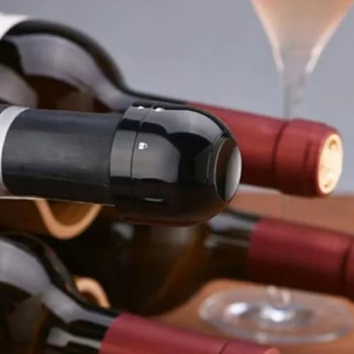 Rolha de Pressão a Vácuo para Vinho, Champanhe e Espumante: Tampa Vedada para Garrafa, Preservação Ó