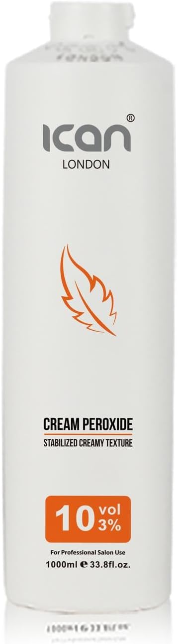 ICAN LONDON PROFESSIONAL CREAM PEROXIDE 10 VOLUME 3% 1000 ML (1 LITRE)