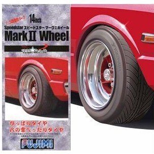 Fujimi 1/24 Wheel Series No. 70 14 inch TW70 Speedstar Mark II Plated