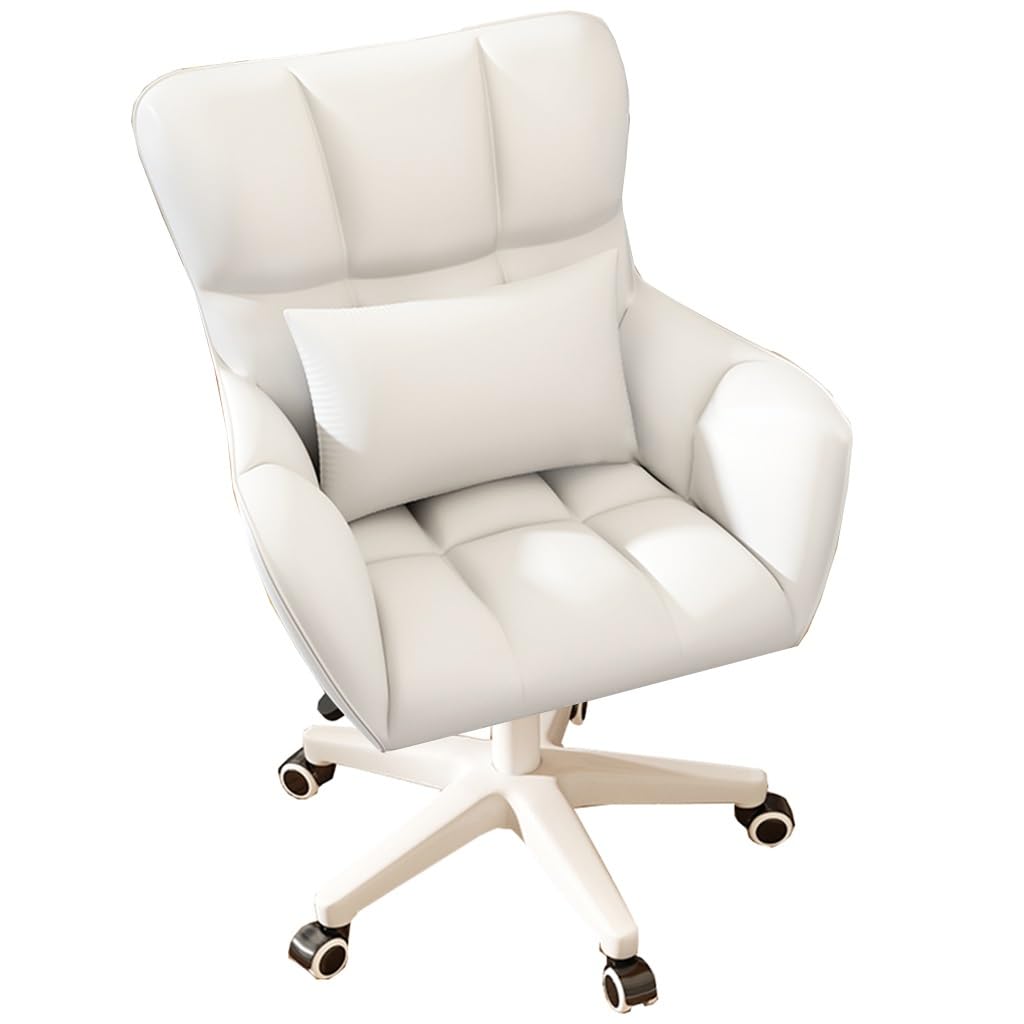 Chaise de bureau en velours idéale pour chambre et petits espaces