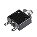 QANYEGN Thermal Circuit Breaker, Manual Reset Thermal Switch Circuit Breaker, Push Button Circuit Breaker, Overcurrent Overload Protectionor(5A)