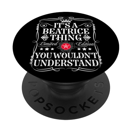 Beatrice nombre es una cosa de Beatrice que no entenderías PopSockets PopGrip Intercambiable