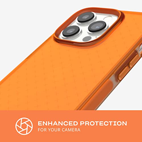 Coque iPhone 14 Pro tech21 Evo Check, protection FlexShock fine et boutons colorés - 5