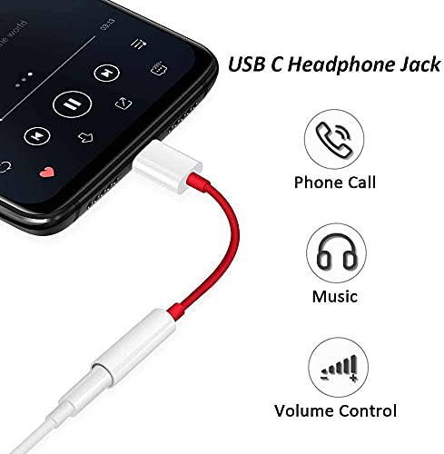 Image of USB Type C to 3.5mm Jack Audio Connector Adapter Headphones Noise Cancelling Headphones Jack Converter Audio Adapter