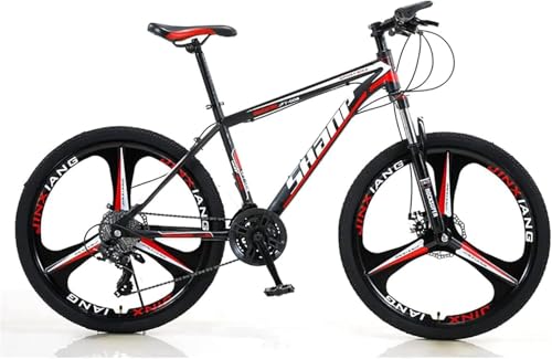 Bicicleta De Montaña De 26 Pulgadas para Hombre Y Mujer, con Cambios De Velocidad De 21/24/27/30 Velocidades, Ideal para Deportes Al Aire Libre, Ideal para MTB. Marco De Acero De, F, 21 Speed