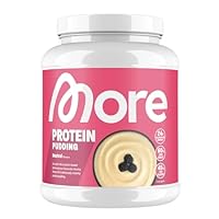 MORE Protein Pudding, Neutral, 600 g, cremiger Pudding mit weniger Fett, Kalorien und Zucker - made in Germany