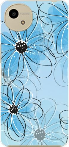 AQUOS wish4 ケース SH-52E カバー aquos wish4 スマホケース Museum ハードケース Pastel Flower type4