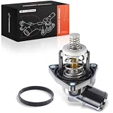 A-Premium Engine Coolant Thermostat and Housing Assembly - 8Cyl, 4.3L 5.3 6.2L - Compatible with Chevy, GMC, Cadillac Vehicles - Silverado 1500, Suburban, Tahoe, Sierra, Yukon XL, for# 12674639