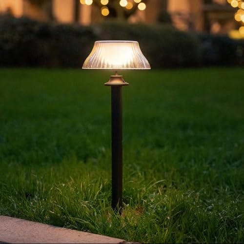 Lampe solaire de jardin LED décorative : un bel ornement extérieur pour patio et souvenir de tombe