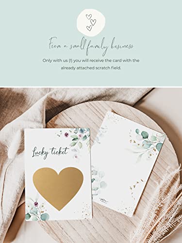 Image of Joli Coon Pregnancy announcement scratch card - You are going to be a grandpa - Baby announcement - Eucalyptus