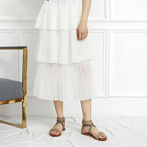 Sandals Women's Sandals Flat Bottom Beach Casual Shoes Sandal(B,38)2