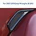 Jimen Compatible with 2007-2018 Jeep Wrangler JK & Unlimited, 2PCS Car Side Fender Air Vent Cover Trim Exterior Accessories (Black)