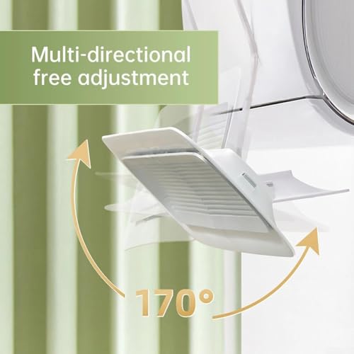 Minhe Wandmontierter AC- Entlüftungsabweiser aus ABS + PC, um dem täglichen Gebrauch standzuhalten und gleichzeitig kalte Luft effektiv umzuleiten-3