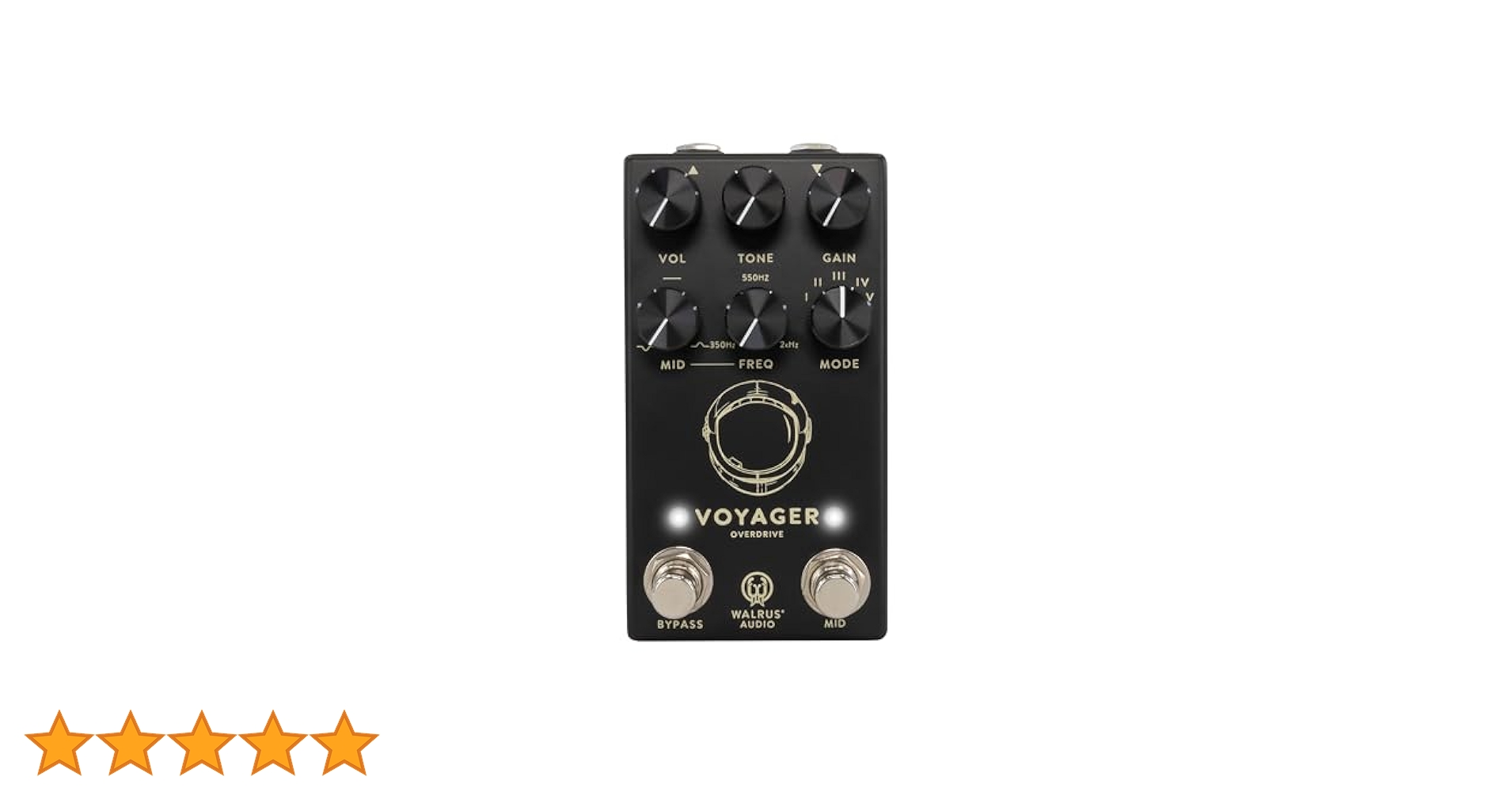 Walrus Audio(ウォルラスオーディオ ) Voyager Voyager Preamp/Overdrive MKII | Guitar Pedals