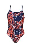 ARENA 004613-Badeanzug Badeanzug Navy-Red Multi 42