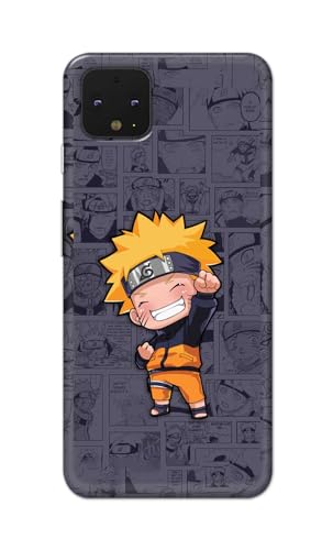 Image of Polycarbonate Printfidaa Printed Hard Back Cover Case For Google Pixel 4 Back Cover (Famous Anime Cartoon Character) -112, Multicoloured
