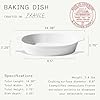 Made In Cookware | Oval Baking Dish | White | Hand Crafted Porcelain | Professional Bakeware | Made in France #4