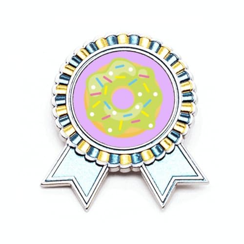 Broche dessert vert Sweet Food en métal taille M pour accessoiriser les vêtements
