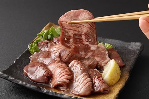 [事業者支援品] 厚切り牛タン スライス (塩レモンタレ) 300g 牛肉 肉 お肉 冷凍 味付き