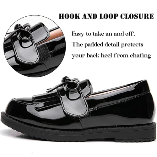 Image of PPXID Girl's British Style School Uniform Shoes Princess Performance Oxford Shoes