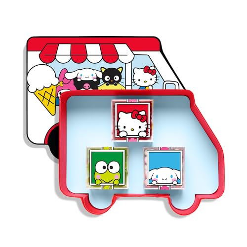 Sugarfina Hello Kitty And Friends Ice Cream Truck 3 Piece Candy Bento Box cover