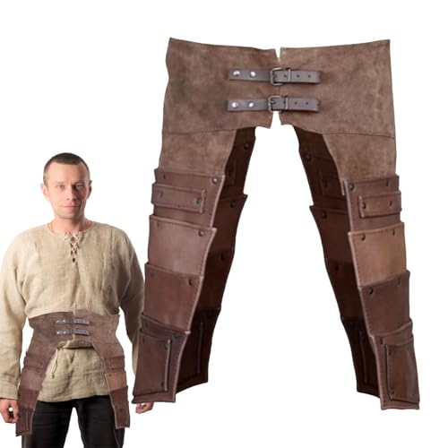 Ceinture de chevalier Renaissance en cuir PU style médiéval pour homme