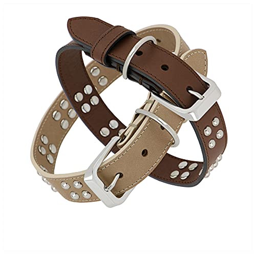 Collier pour chien en cuir réglable étanche taille S - 2