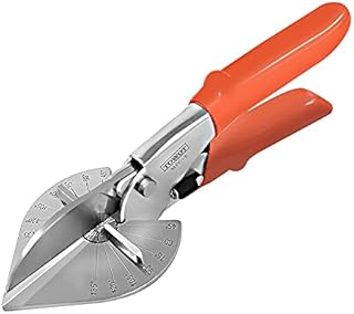 TOWOT Sharp Multi Angle Miter Shear Cutter,Adjustable at 45 to 135 Degree with Safety Lock Hand Tools for Cutting Plastic, PVC and Molding Trim