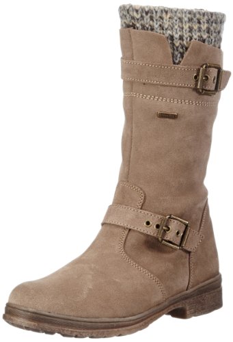 Däumling Marco RV - Alia RV - Botas Antideslizantes de cuero niña, Marrón (Braun (Turino tartuffo)), 27