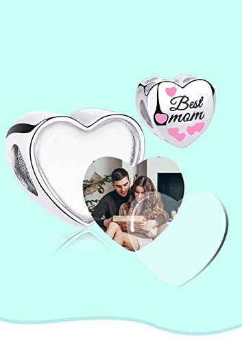 Gaosh Donna Cuore Forma Ciondolo Charms Bead