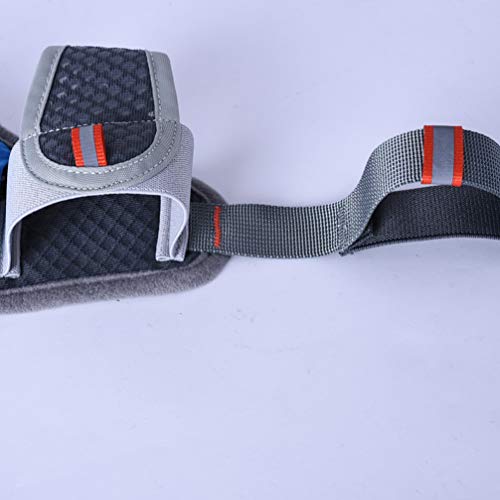 Pochete com suporte para garrafa de água para corrida, esportes, ciclismo, ao ar livre (azul)