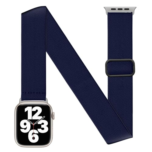 Correa de tobillo/brazo compatible con Apple Watch de 38mm 40mm 41mm 42mm 44mm 45mm 46mm 49mm, Correa elástica para la parte superior del tobillo para iWatch Series 10 9 8 7 6 5 4 3 2 1 SE Ultra