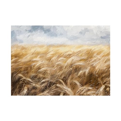 Décoration murale moderne avec tableau de paysage nature en toile 60x80cm