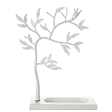 LilGift Jewelry Organizer, Jewelry Tree, Jewelry Organizer for Hanging Necklaces, Bracelets &...