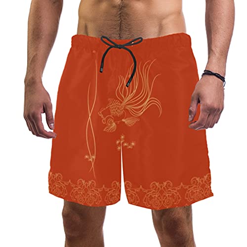 Short de bain pour homme XL, maillot de bain multicolore doublé filet mesh