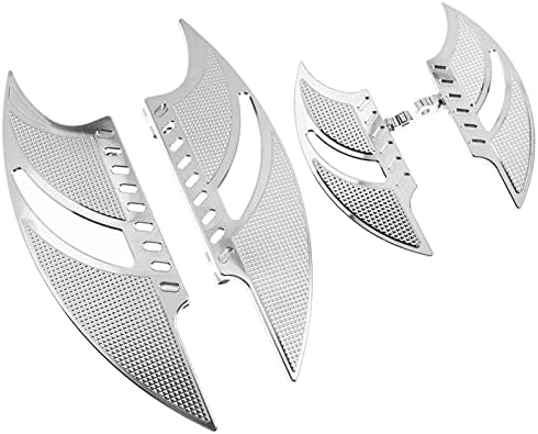 V-Factor Chrome Speed-Line Passenger Floorboards - 24000 For 1993-2025 Harley-Da