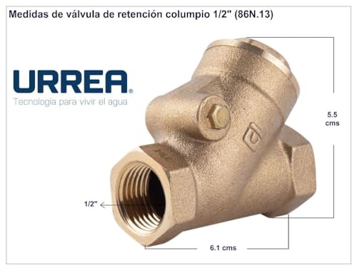 Válvula de no retorno Marca URREA (3)