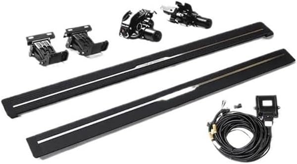 Automatic Electric Running Boards Side Steps Compatible with Kia Carnival 2014-2024 – Retractable Deployable Foot Pedal Bar SUV Exterior Accessories((2014-2020) Design 2)