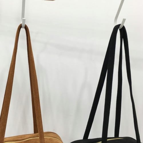 Women’s Cute Cat Suede Shoulder Bag Fall Winter Small Square Handbag Retro Armpit Bag Trendy Hobo Satchel Tote Bags4