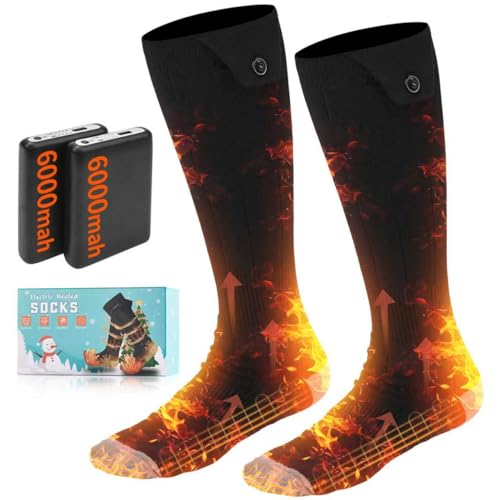 Heated Socks for Men Women, Foot Warmer with 5V...