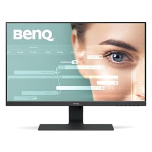 BenQ GW2480 60,5cm (23,8 Zoll) LED Monitor (Full-HD, Eye-Care, IPS-Panel Technologie, HDMI, DP, Lautsprecher) schwarz