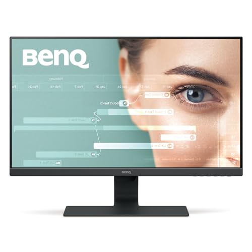 BenQ GW2480 60,45cm (23,8 Zoll) LED Monitor (Full-HD, Eye-Care, IPS-Panel Technologie, HDMI, DP, Lautsprecher) schwarz