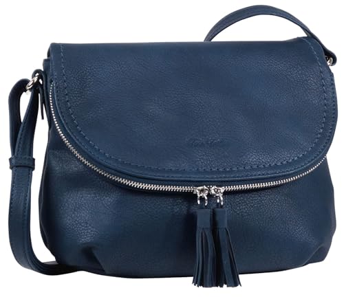 TOM TAILOR Lari Damen Umhängetasche Crossbody Bag Mittelgroß Blau