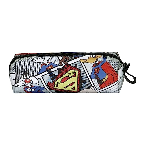 Looney Tunes Super Tunes-2.0 FAN Square Pencil Case, Grey, 21 x 8 cm - Image 3